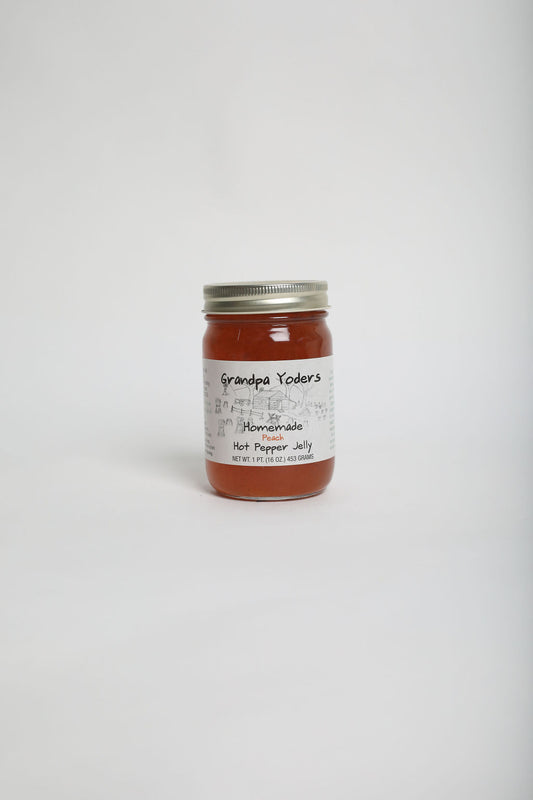 Peach Hot pepper jelly