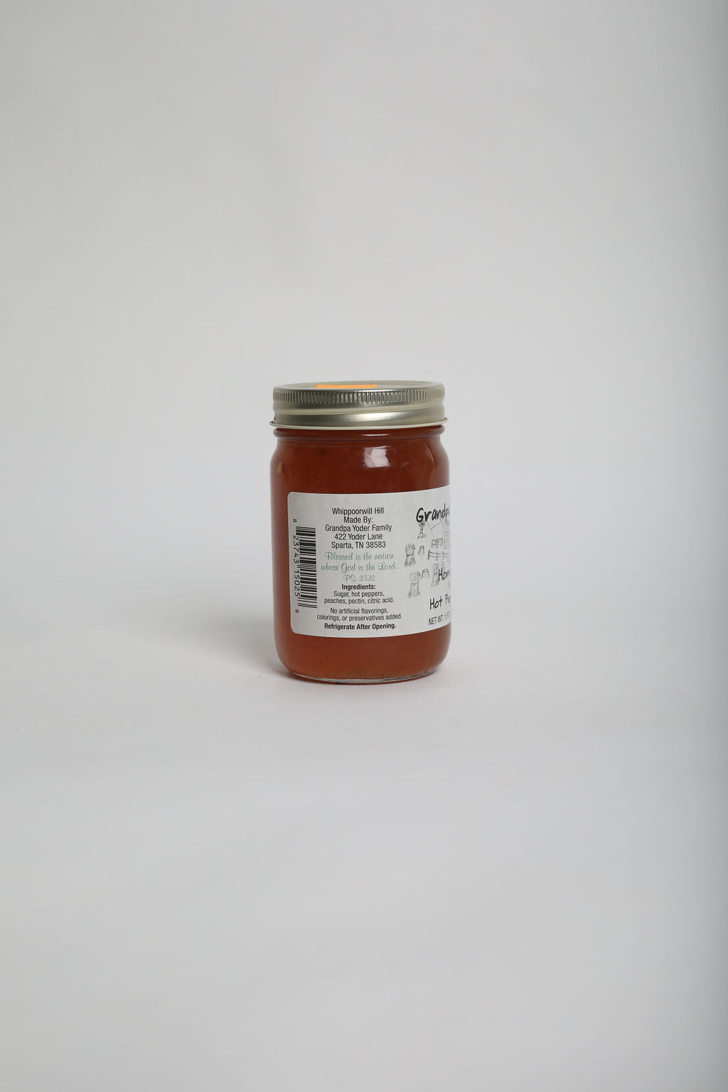 Peach Hot pepper jelly